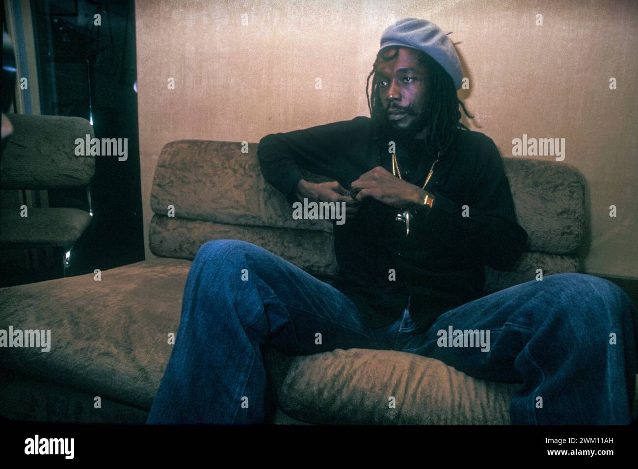 3824980 Peter Tosh; (add.info.: Rome, 1980. Reggae musician Peter Tosh
