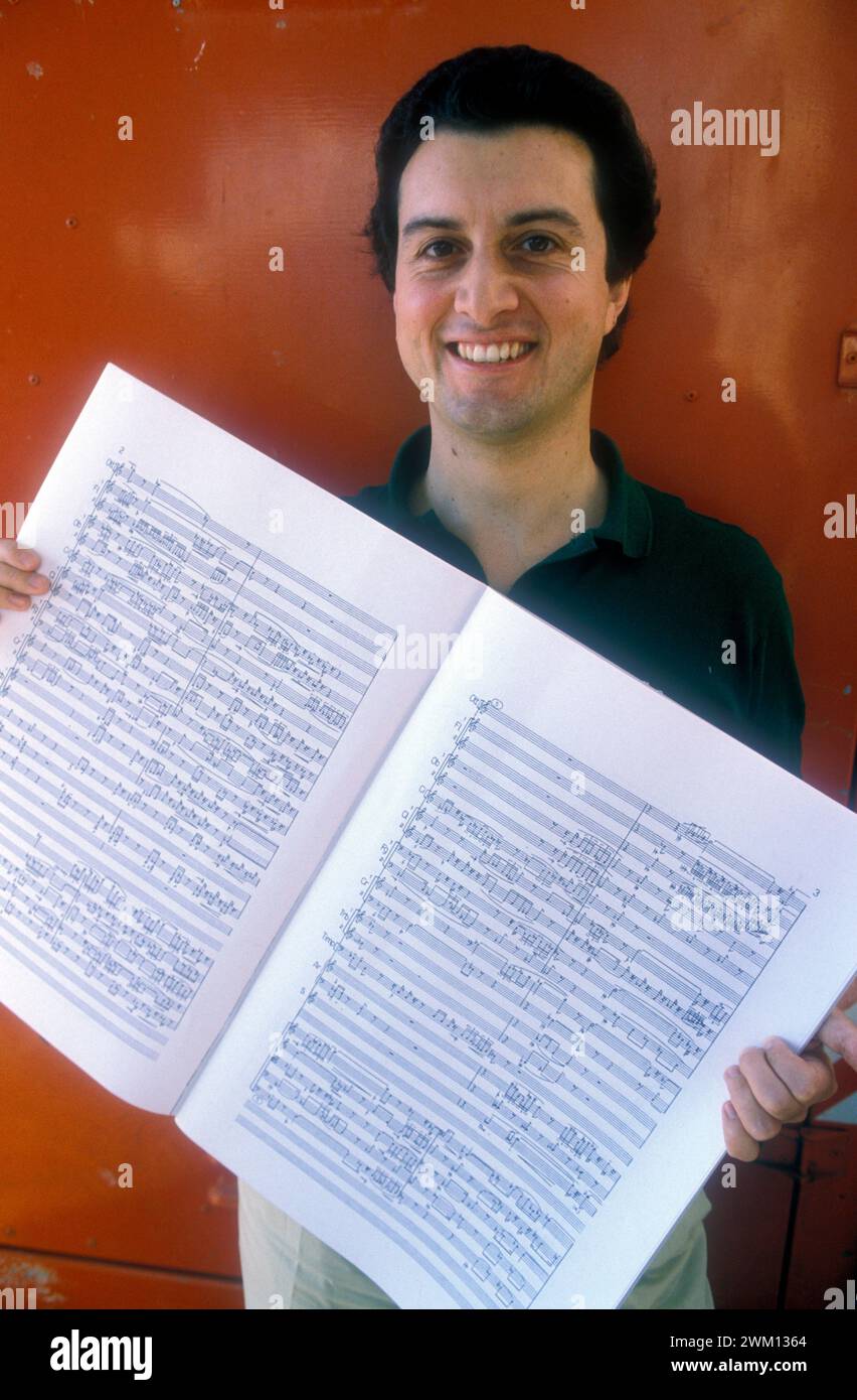 3827282 Paolo Arca; (add.info. Rome, 1989. Italian composer Paolo Arcà