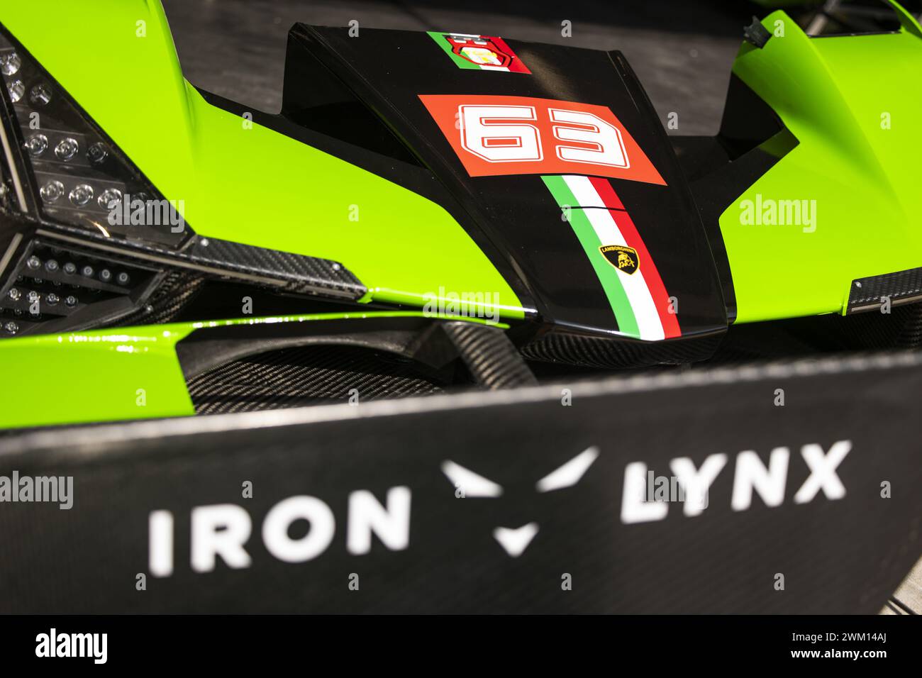 CARTE DEDICACEE 24 Heures Du Mans 2024 Lamborghini Sc63 Hypercar Le