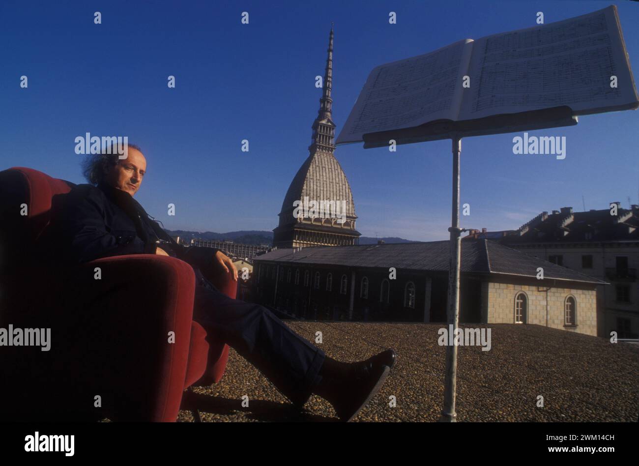 3828414 Eliahu Inbal; (add.info.: Turin, 1993. Israeli conductor Eliahu