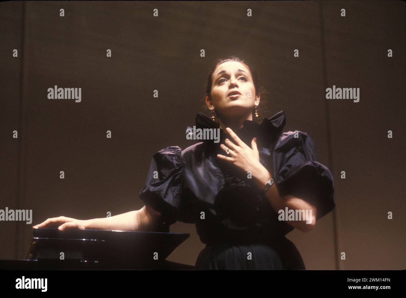 3828601 Cecilia Gasdia; (add.info.: Italian soprano Cecilia Gasdia performing (1991) / Il soprano Cecilia Gasdia durante un concerto (1991)); © Marcello Mencarini. All rights reserved 2024. Stock Photo