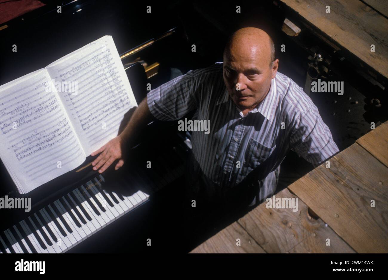 3828954 Hans Werner Henze; (add.info.: German composer Hans Werner Henze (1990) / Il compositore tedesco Hans Werner Henze (1990)); © Marcello Mencarini. All rights reserved 2024. Stock Photo