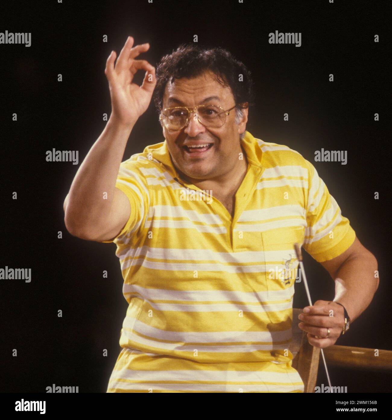 3829424 Zubin Mehta; (add.info. Music conductor Zubin Mehta during a