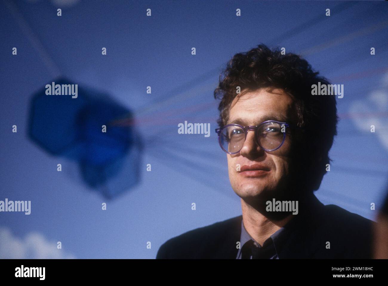 3833086 Wim Wenders; (add.info.: Rome, about 1990. German director Wim Wenders / Roma, 1990 circa. Il regista Wim Wenders); © Marcello Mencarini. All rights reserved 2024. Stock Photo