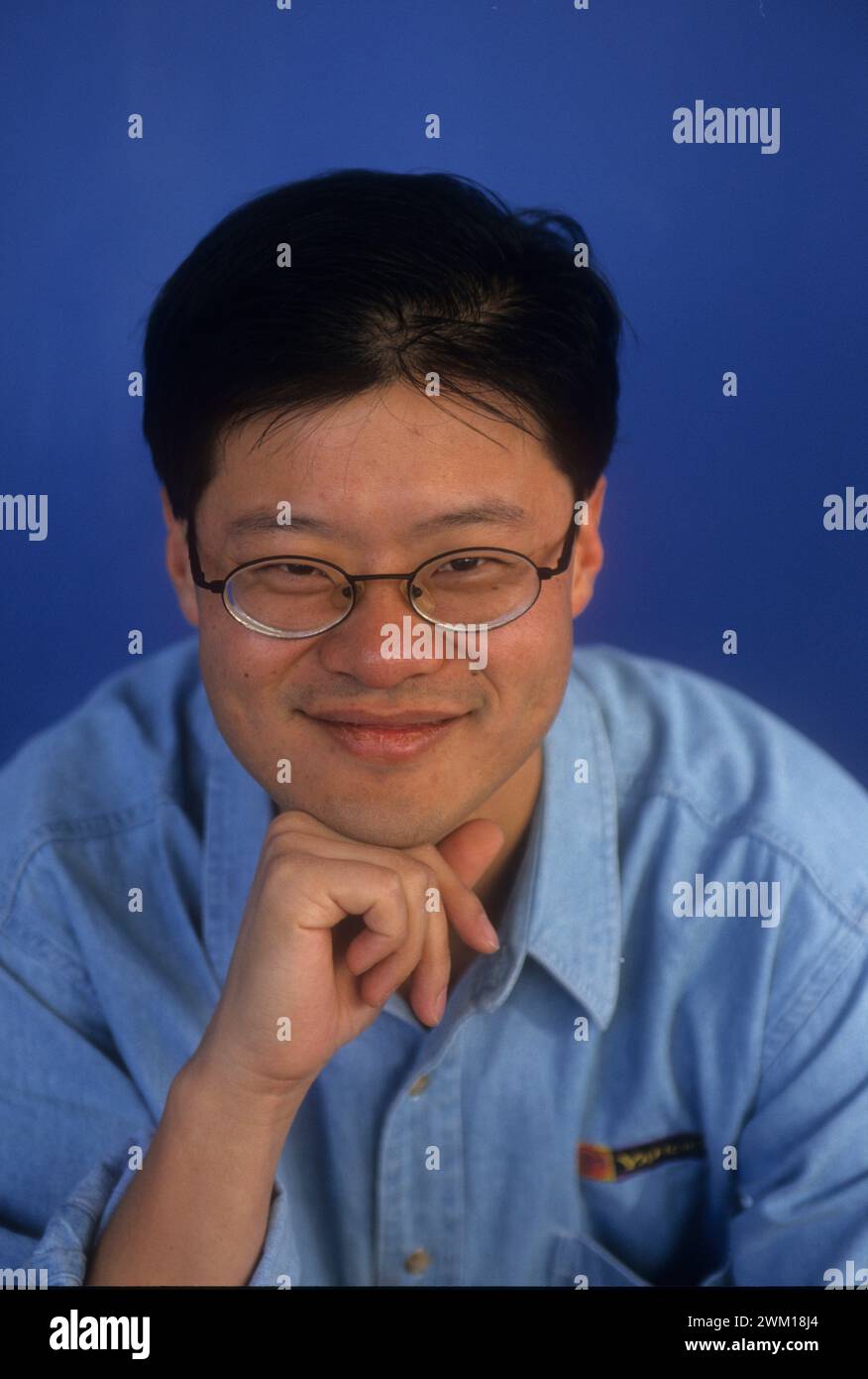 3833106 Jerry Yang; (add.info.: Milan 1998, Jerry Yang, founder and CEO of the Internet search engine Yahoo / Mialno, 1998. Jerry Yang, fondatore e CEO del motore di ricerca Yahoo); © Marcello Mencarini. All rights reserved 2024. Stock Photo