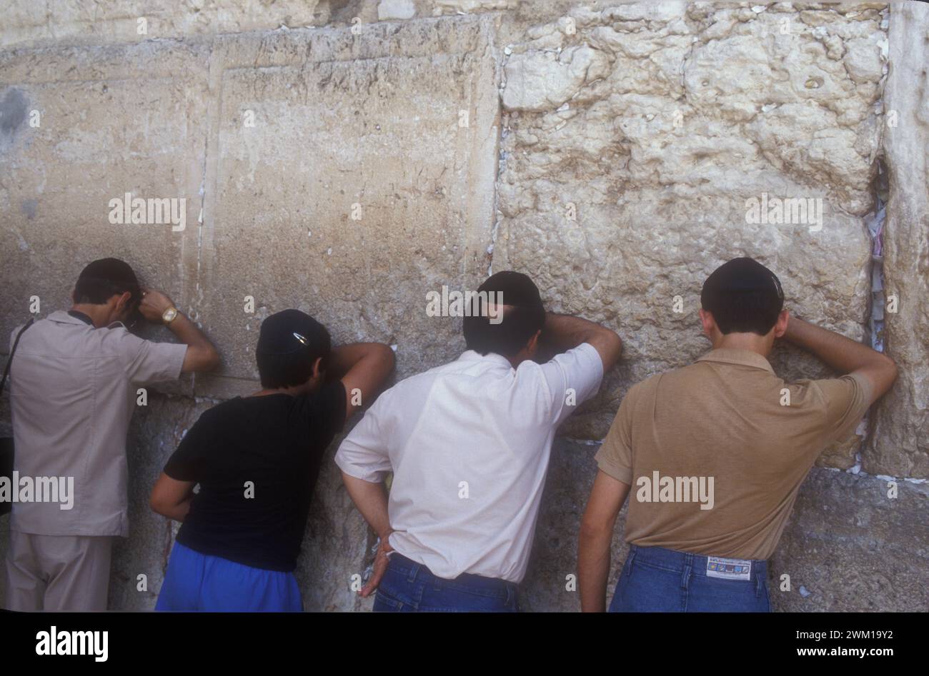 4065889 JERUSALEM, Wailing Wall; (add.info.: JERUSALEM, Wailing Wall  GERUSALEMME, muro del pianto); © Marcello Mencarini. All rights reserved 2024. Stock Photo