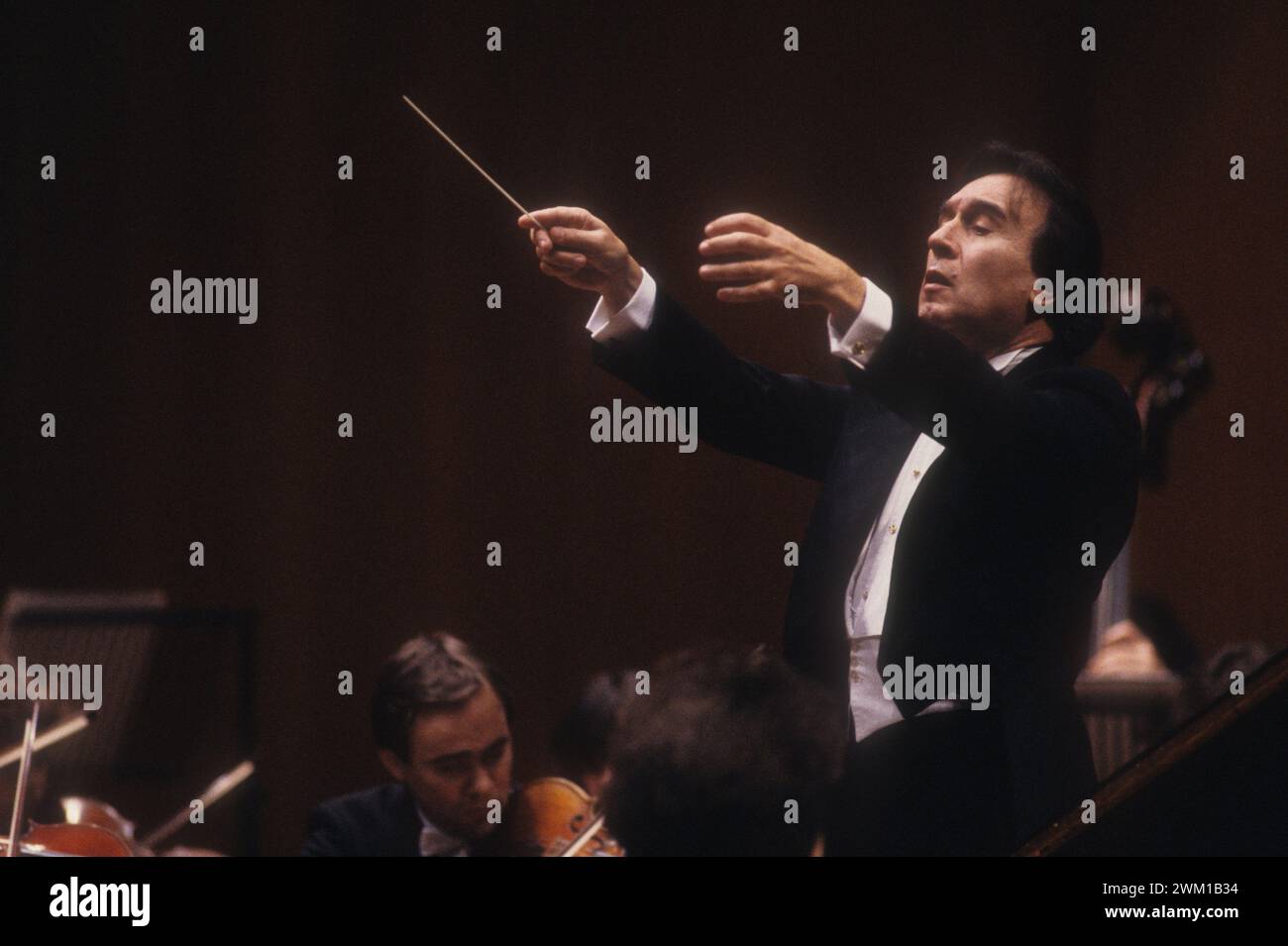 4066351 Music conductor Claudio Abbado. Bolzano, 1990 (photo); (add.info.: Bolzano, Ital; Italia,   Il direttore d'orchestra Claudio Abbado. Bolzano, 1990); © Marcello Mencarini. All rights reserved 2024. Stock Photo