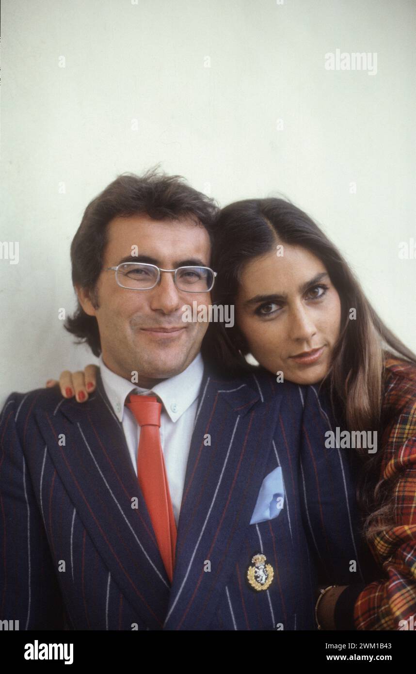 4066385 Sanremo Music Festival 1984. Italian pop singers Al Bano and Romina Power, at the festival with the winner song 'Ci sarà ' (In English: there will be) (photo); (add.info.: Sanremo, Italy; Italia, Festival di Sanremo 1984  Festival di Sanremo 1984. I cantanti Al Bano e Romina Power, al festival con la canzone vincitrice 'Ci sarà '); © Marcello Mencarini. All rights reserved 2024. Stock Photo