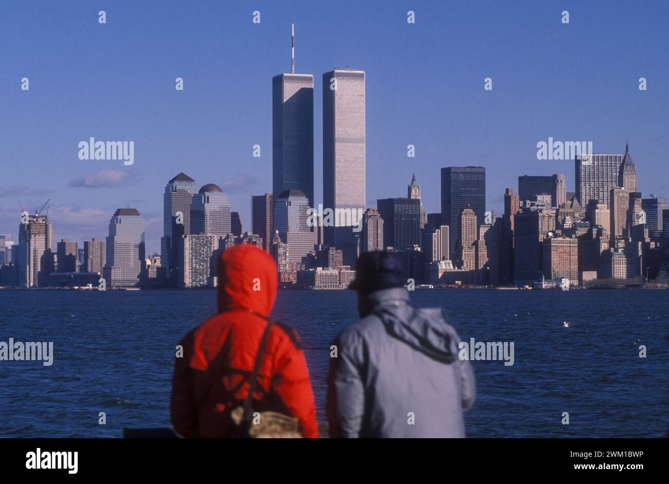 4066823 New York, 1989, Skyline with the Twins Towers; (add.info.: New York (1989) New York (1989). Skyline con le Torri Gemelle); © Marcello Mencarini. All rights reserved 2024. Stock Photo