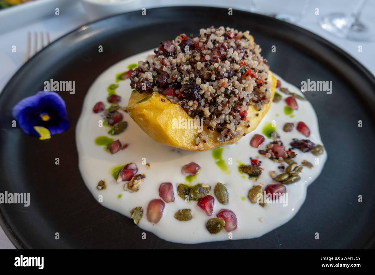 Gourmet Appetizer, Robert Restaurant, NYC, USA, 2024 Stock Photo Alamy