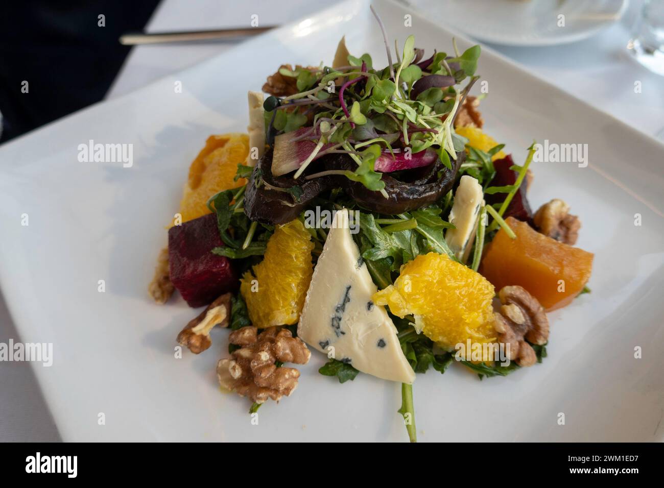 Gourmet Appetizer, Robert Restaurant, NYC, USA, 2024 Stock Photo Alamy