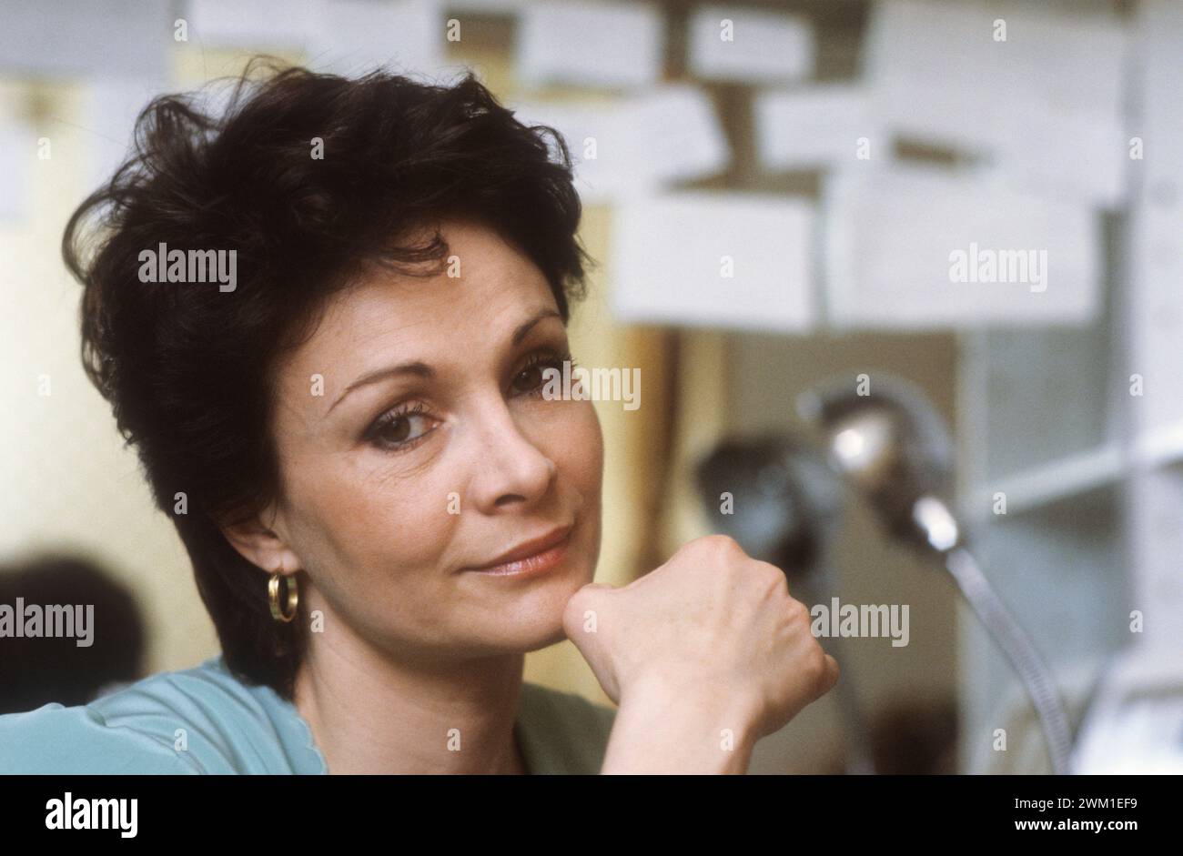 4067971 French actress Martine Brochard, about 1985 (photo); (add.info