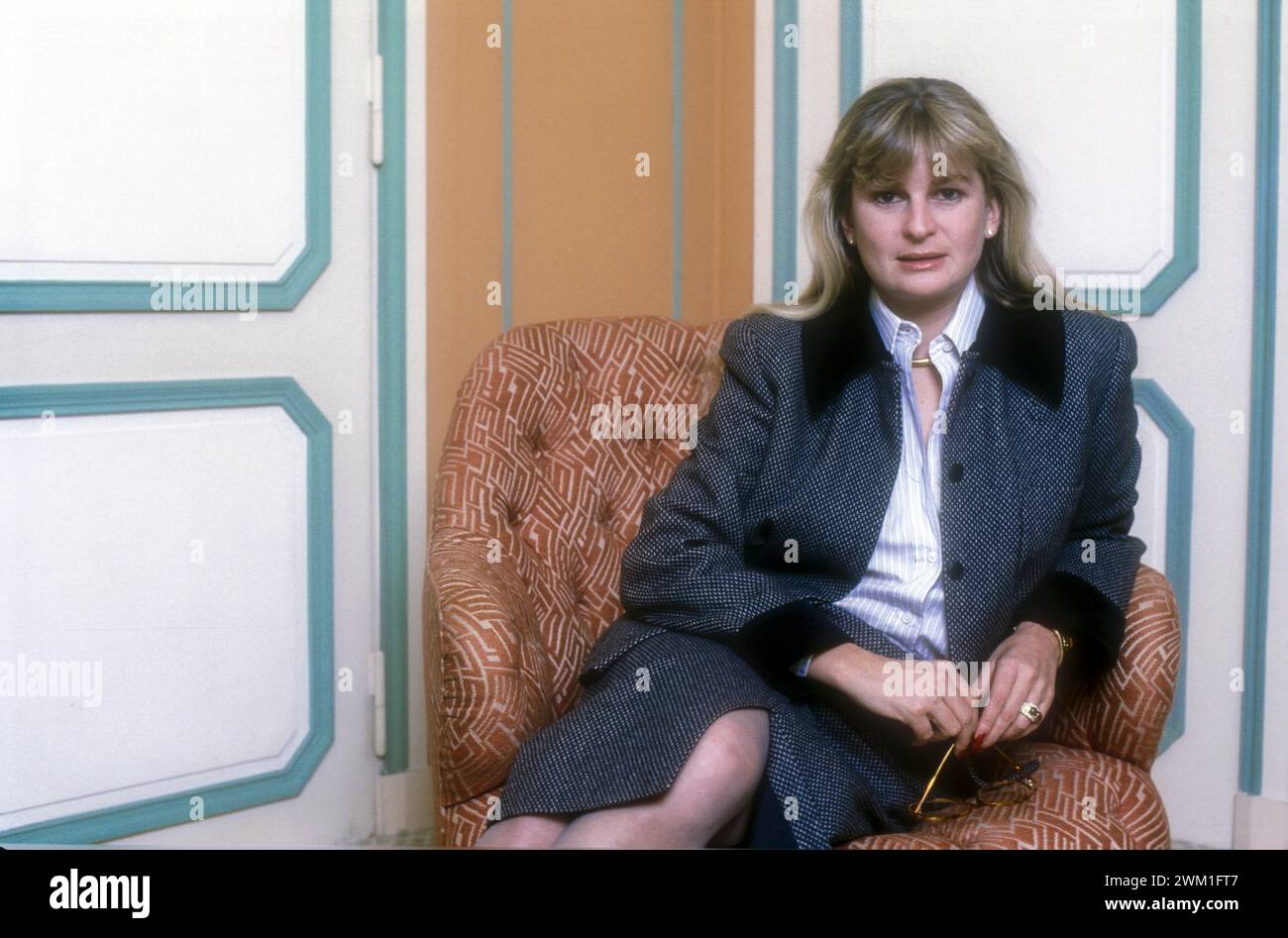 4068496 Italian movie producer raffaella De Laurentiis, about 1985