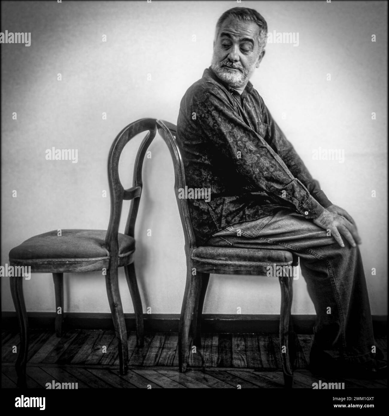 4068987 Roma, 1988. Italian writer and journalist Ruggero Guarini in