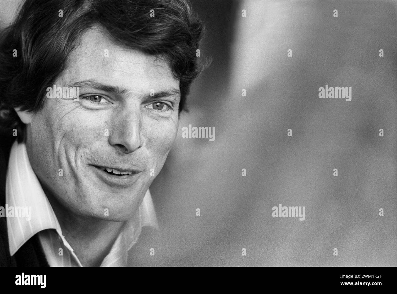 4069942 Cannes Film Festival 1984. American actor Christopher Reeva (photo); (add.info.: Cannes, France; Francia,   Festival del Cinema di Cannes 1984. L'attore Christopher Reeve); © Marcello Mencarini. All rights reserved 2024. Stock Photo