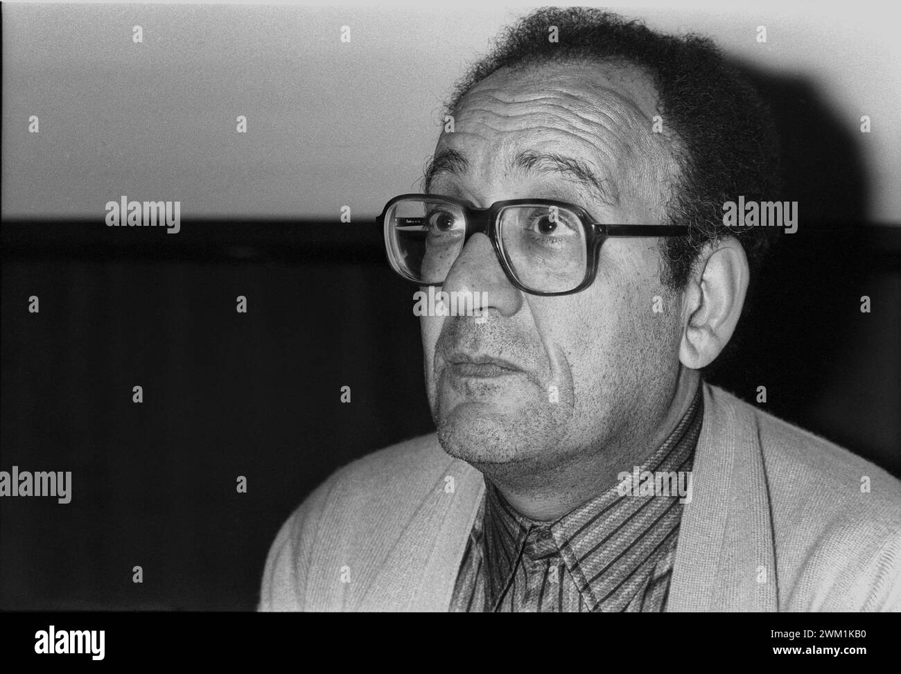 4070066 French Egyptian psychiatrist and psychoanalyst Moustapha Safouan (1980) (photo); (add.info.: Moustapha Safouan, psichiatra e psicoanalista (1980)); © Marcello Mencarini. All rights reserved 2024. Stock Photo