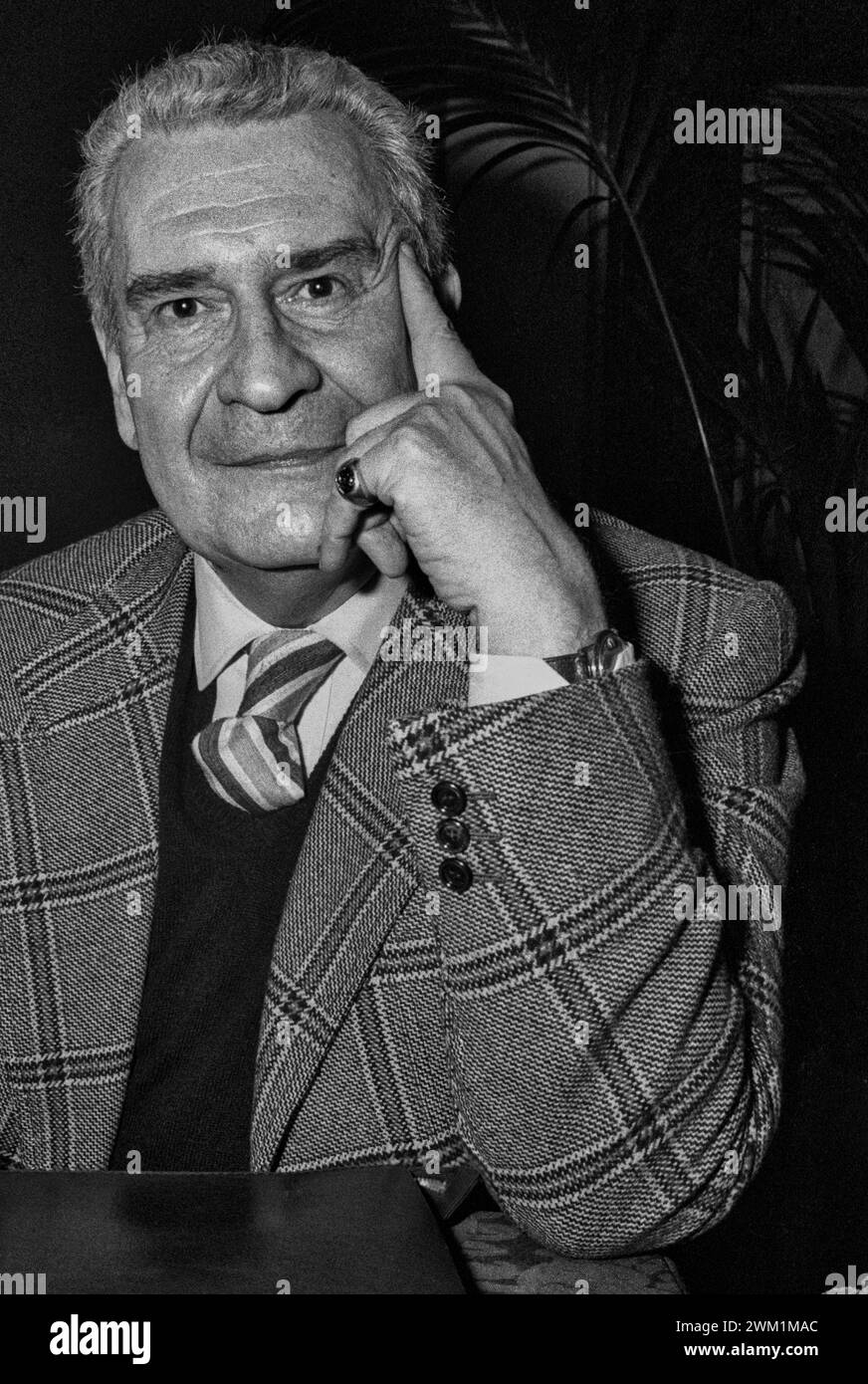 4070478 Italian art critic Federico Zeri (1981) (photo); (add.info. Il