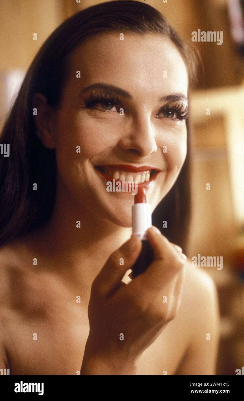 MME4707629 Portrait of the French actress Carole Bouquet around 1987; (add.info.: Portrait of the French actress Carole Bouquet around 1987); © Marcello Mencarini. All rights reserved 2023. Stock Photo