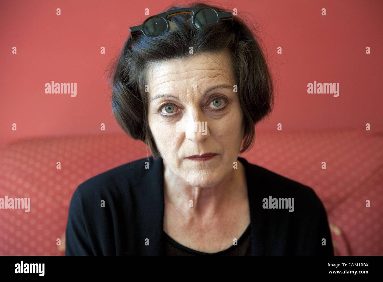 MME4712125 Portrait of writer Herta Muller in June 2010.; (add.info.: Portrait of writer Herta Muller in June 2010.); © Marcello Mencarini. All rights reserved 2024. Stock Photo