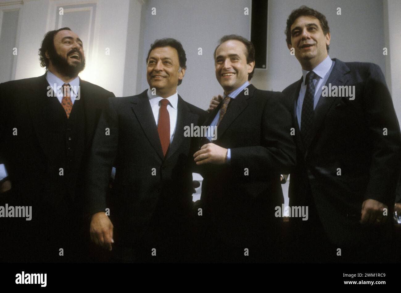 LUCIANO PAVAROTTI Zubin Mehta Placido Domingo and Jose