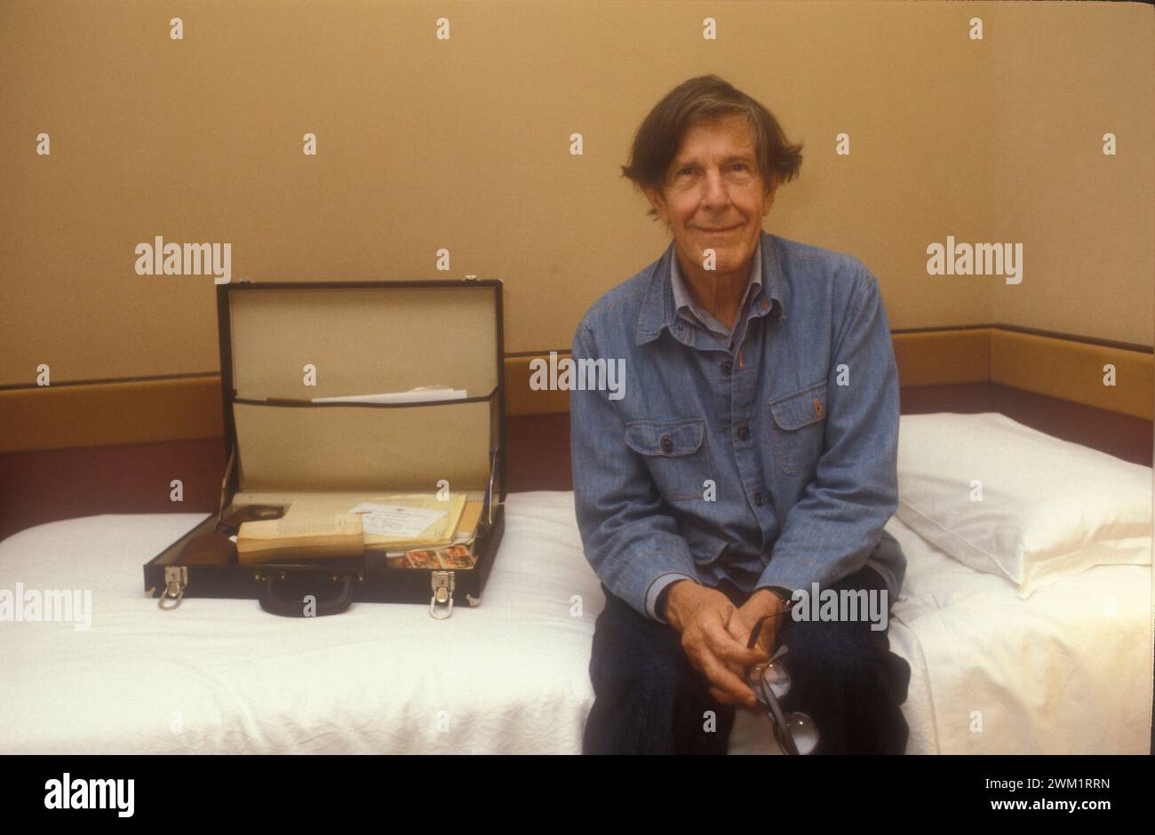 MME4715215 Music composer JOHN CAGE, Venice 1982; (add.info.: Music composer JOHN CAGE, Venice 1982); © Marcello Mencarini. All rights reserved 2024. Stock Photo