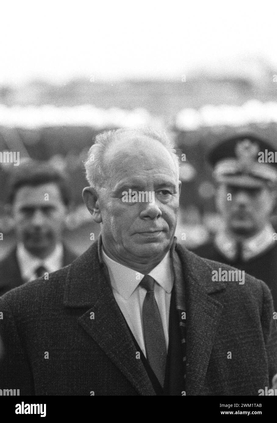MME4720625 Rome, about 1965 Soviet Communist leader Nikolai Viktorovich Podgorny on official visit to Italy/Roma, 1965 circa Il leader del partito comunista sovietico Nikolai Viktorovich Podgorny in visita ufficiale in Italia - Marcello Mencarini Historical Archives; (add.info.: Rome, about 1965 Soviet Communist leader Nikolai Viktorovich Podgorny on official visit to Italy/Roma, 1965 circa Il leader del partito comunista sovietico Nikolai Viktorovich Podgorny in visita ufficiale in Italia - Marcello Mencarini Historical Archives); Photo © Marcello Mencarini Archives. Stock Photo