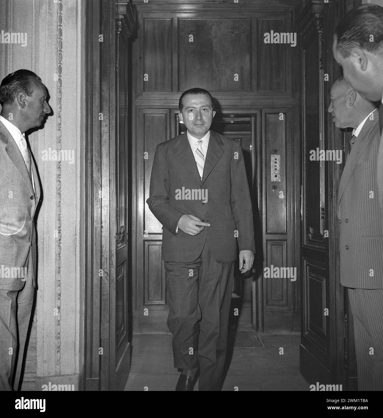 MME4721325 Rome, 1960 Italian politician leader of Christian Democracy ...