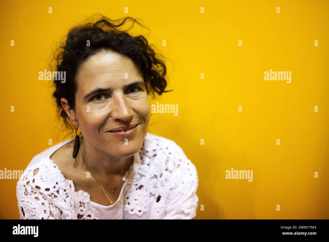 MME4724765 May 2015. French writer Mazarine Pingeot/Torino, 2015.; (add.info.: May 2015. French writer Mazarine Pingeot/Torino, 2015.); © Marcello Mencarini. All rights reserved 2024. Stock Photo
