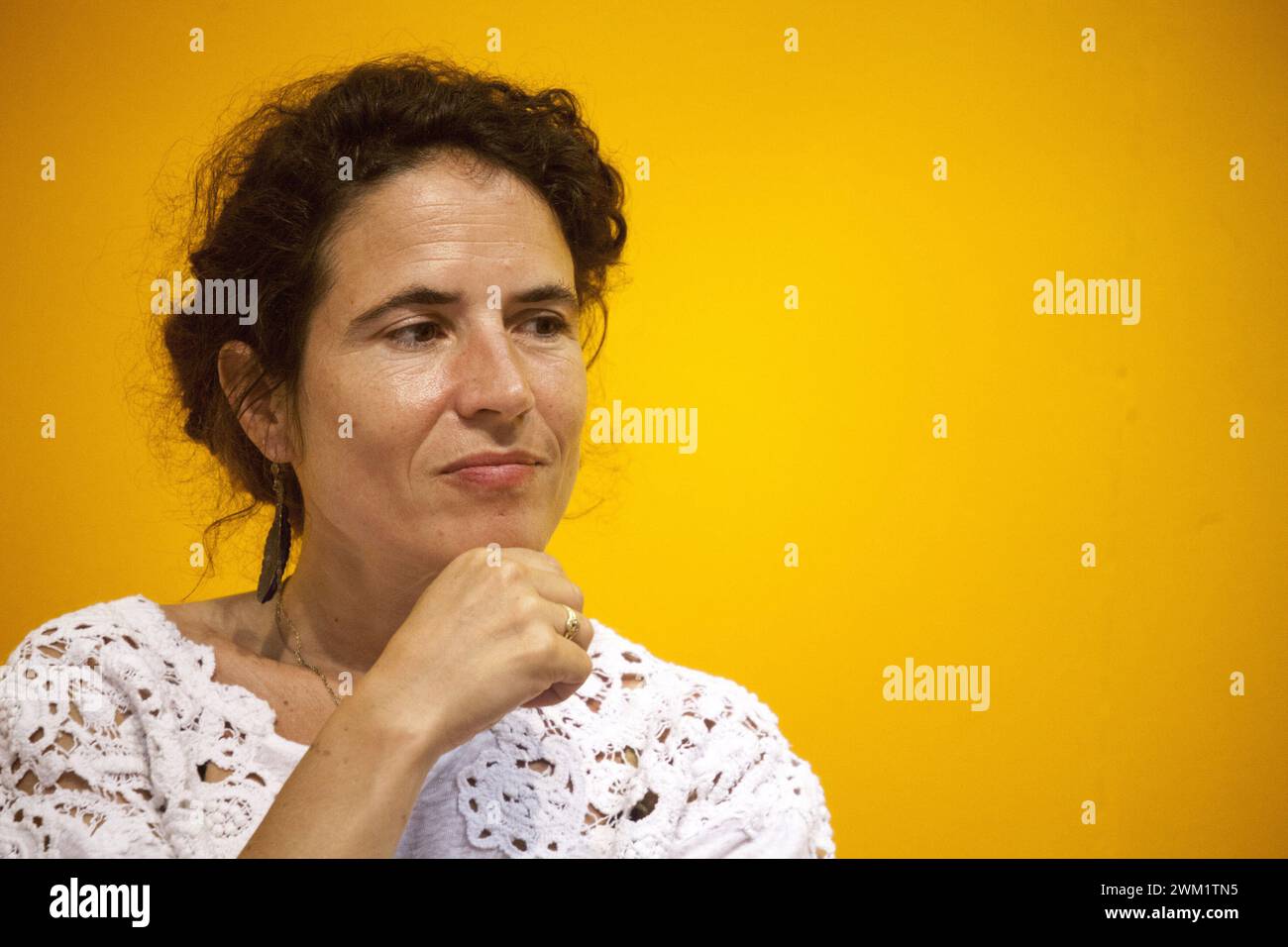 MME4724786 May 2015. French writer Mazarine Pingeot/Torino, 2015.; (add.info.: May 2015. French writer Mazarine Pingeot/Torino, 2015.); © Marcello Mencarini. All rights reserved 2024. Stock Photo