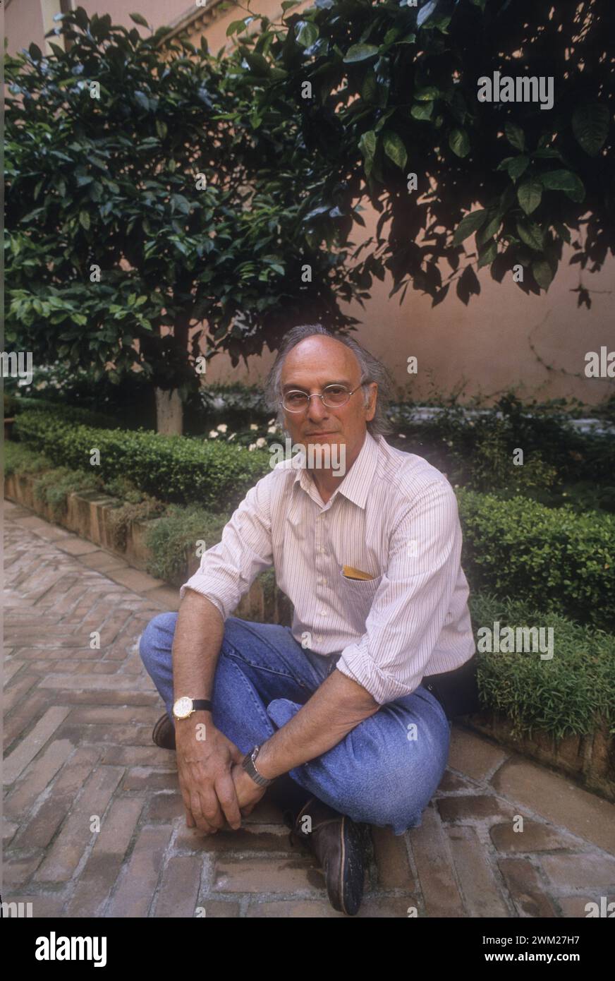 MME4793308 Venice Lido, Venice Film Festival 1993. English director Carlos Saura, in competition with the movie “” Dispara! “” /Lido di Venezia, Mostra del Cinema di Venezia 1993. Il regista spagnolo Carlos Saura, in concorso con il film “” Dispara! “” (Spara che ti passa) -; (add.info.: Venice Lido, Venice Film Festival 1993. English director Carlos Saura, in competition with the movie “” Dispara! “” /Lido di Venezia, Mostra del Cinema di Venezia 1993. Il regista spagnolo Carlos Saura, in concorso con il film “” Dispara! “” (Spara che ti passa) -); © Marcello Mencarini. All rights reserved 20 Stock Photo