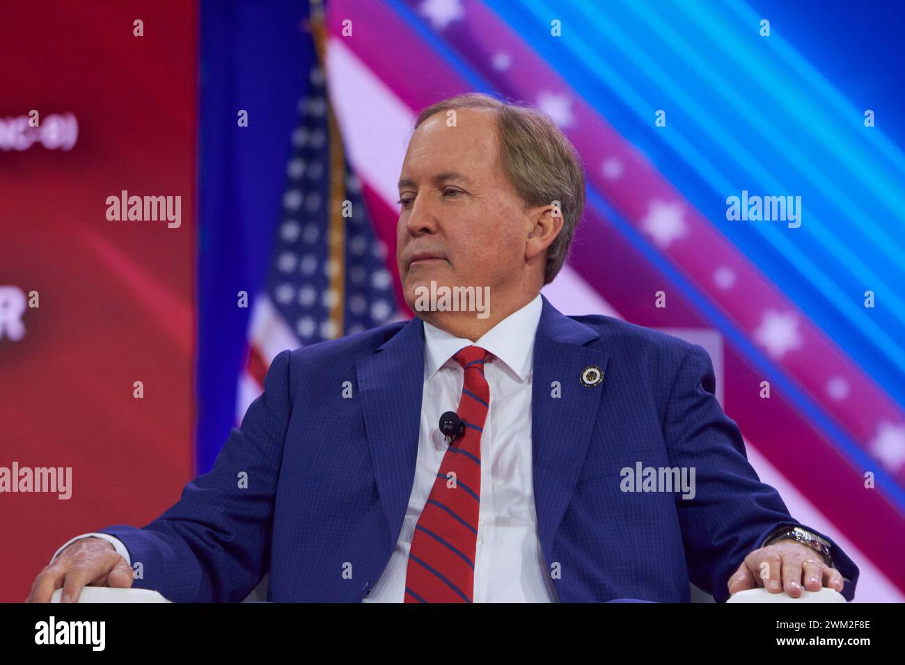 National Harbor, Maryland, USA. 23rd Feb, 2024. Texas Attorney General ...