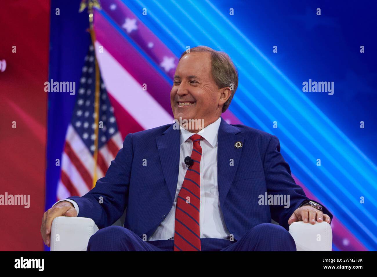 National Harbor, Maryland, USA. 23rd Feb, 2024. Texas Attorney General ...