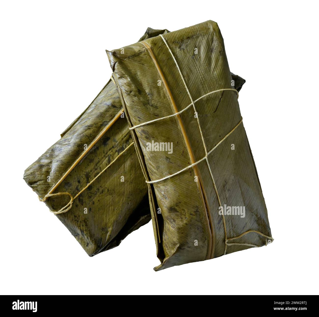 Tamales, typical food of Colombia and Latin America. Food wrapped in