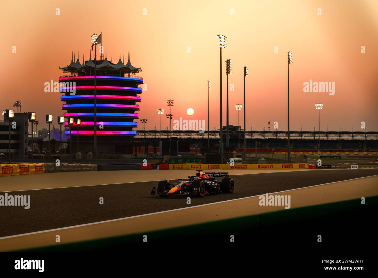 01 VERSTAPPEN Max (nld), Red Bull Racing RB20, action during the Formula 1 Aramco preseason