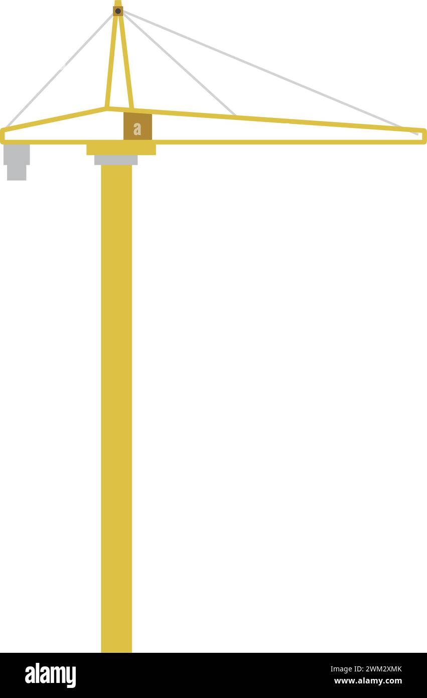Colored construction crane icon Vector Stock Vector Image & Art - Alamy