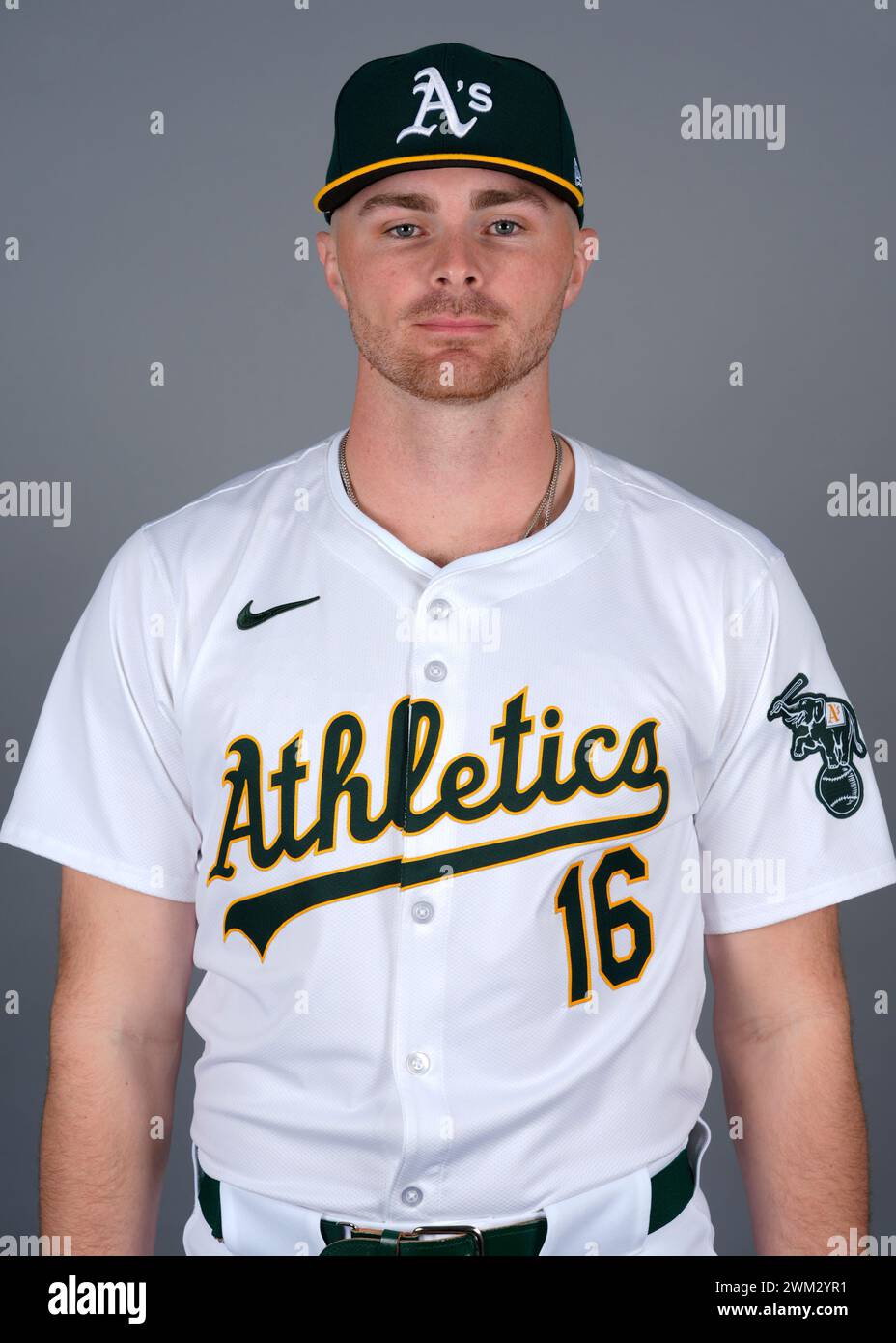 This is a 2024 photo of Sean Newcomb of the Oakland Athletics baseball ...