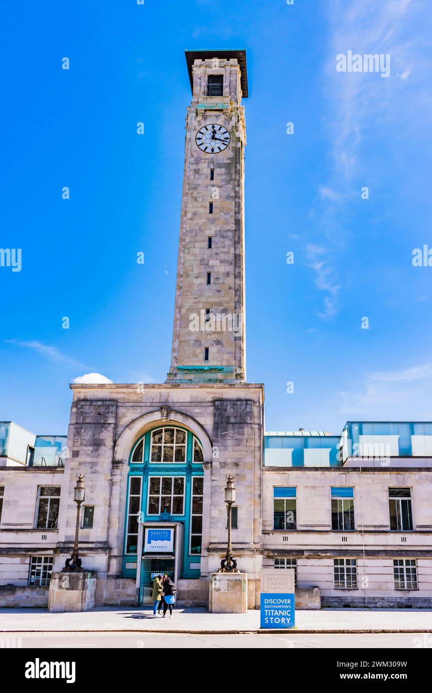 The SeaCity Museum. The museum contains two permanent exhibitions, one dedicated to Southampton