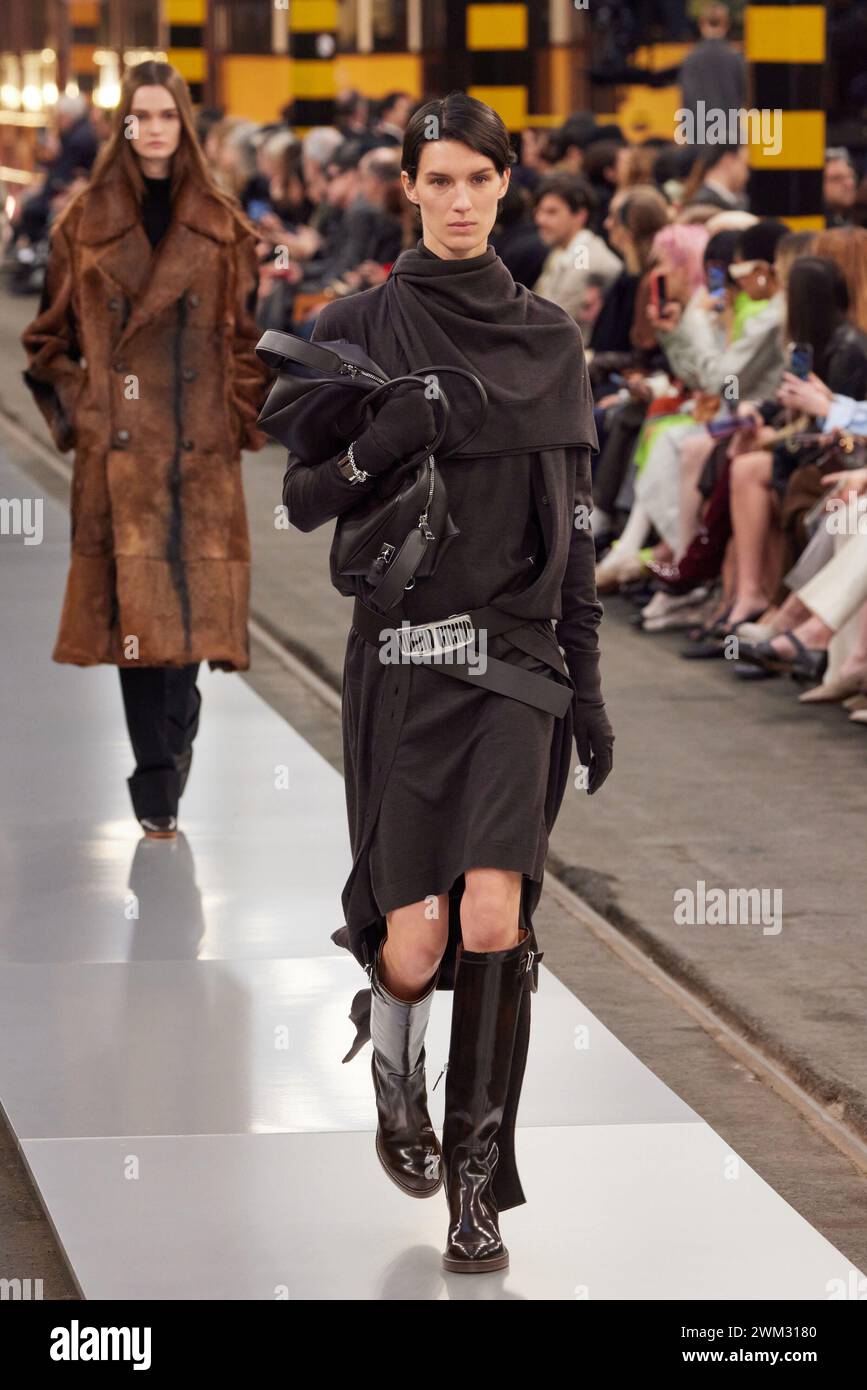 A model walks the runway during Tod's collection show at the Milan ...