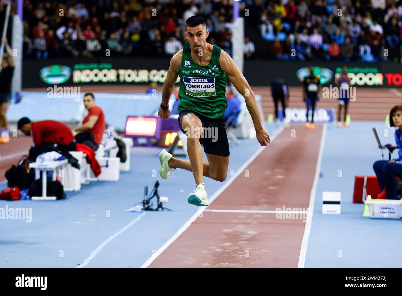 PABLO TORRIJOS NAVARRO (ESP) competes the Triple Jump Men Final during