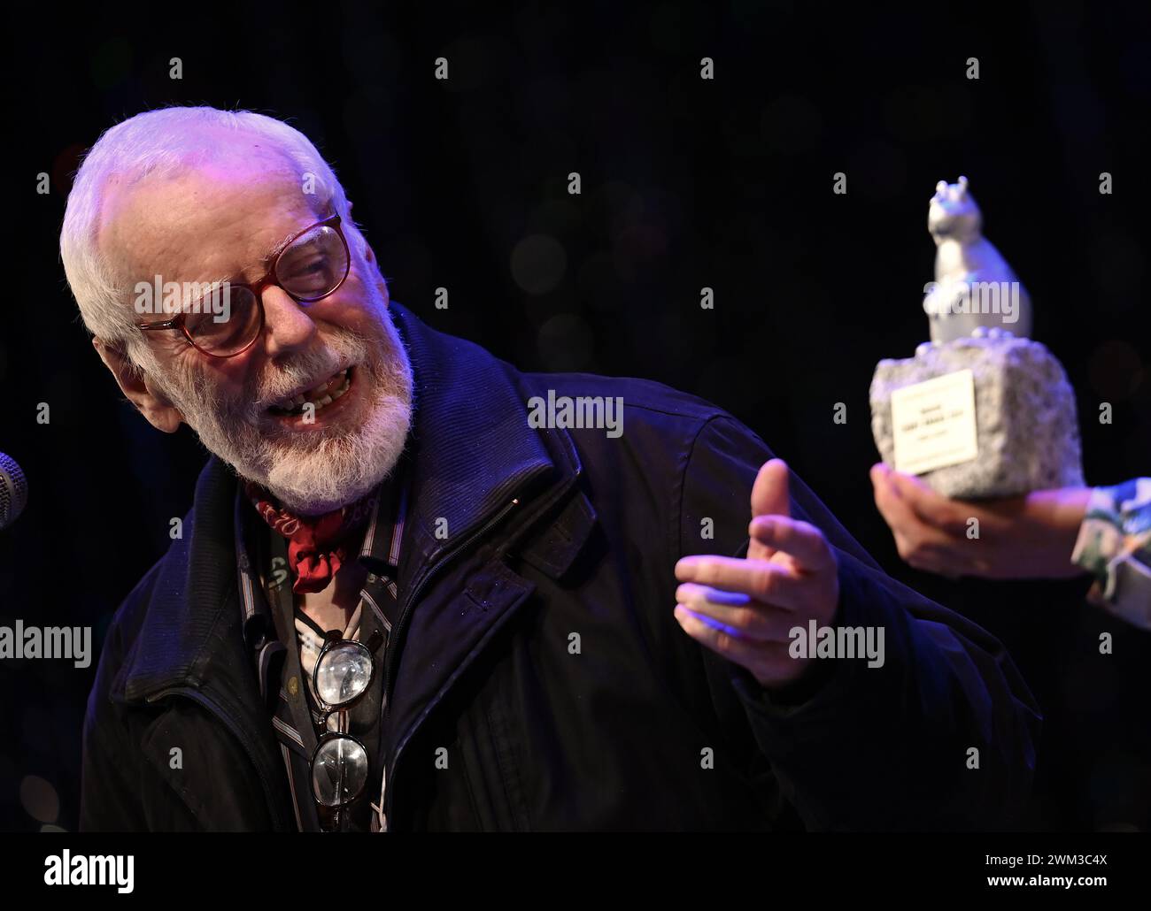 Berlin, Germany. 23rd Feb, 2024. Lothar Lambert, director, is delighted