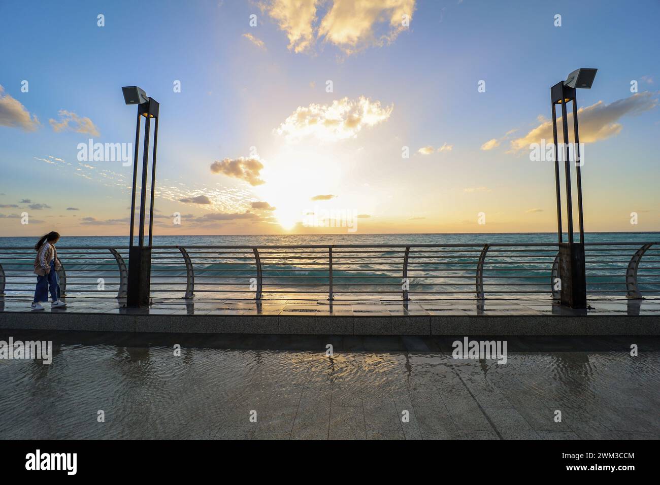 Jeddah , Saudi Arabia Dec 23 2022 Jeddah Art Promenade City Beach