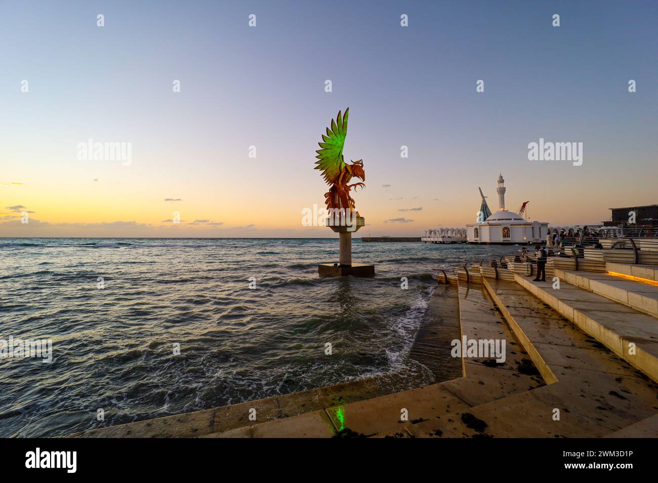 Jeddah , Saudi Arabia Dec 23 2022 Jeddah Art Promenade City Beach