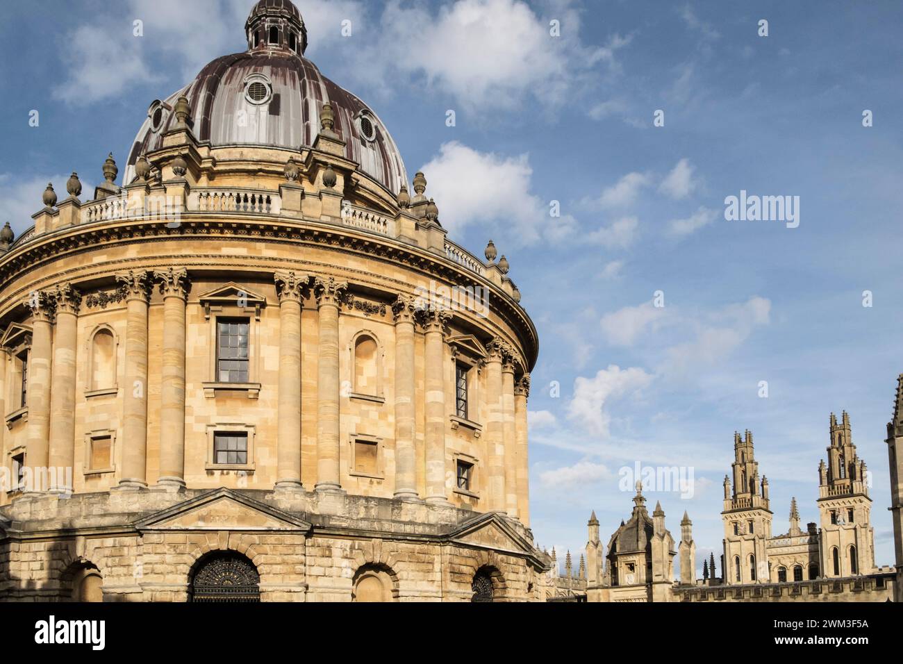 Around the University city of Oxford UK. Radcliffe Camera Stock Photo