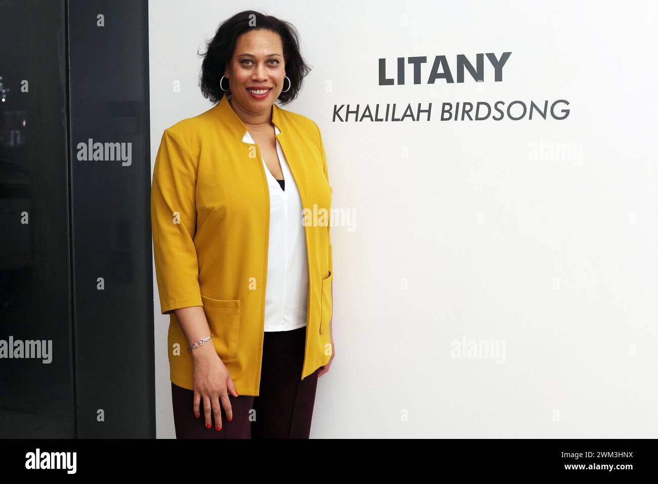 New York, United States. 22nd Feb, 2024. Khalilah Birdsong during Voltz ...