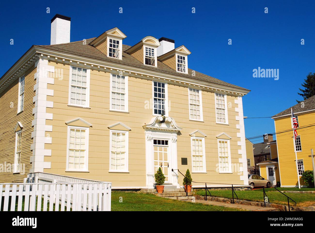 The Wentworth Gardner and Tobias house in Portsmouth, New Hampshire is one of the town's many historic homes Stock Photo