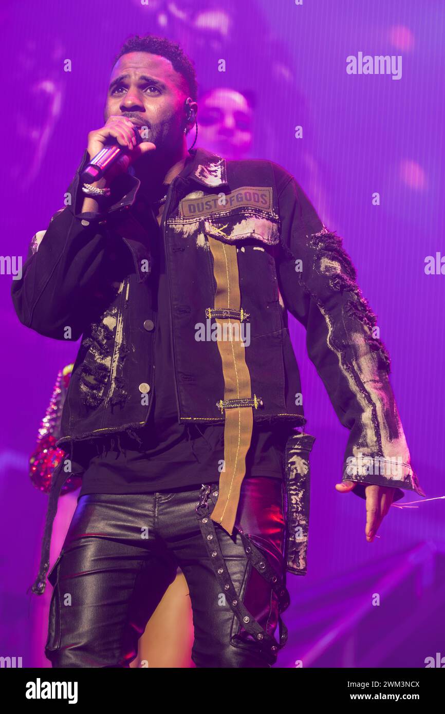 Oslo, Norway 23 February 2024 Jason Derulo music artist, dancer takes