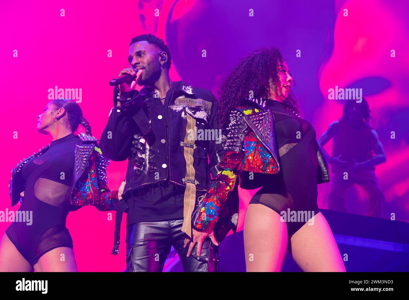 Oslo, Norway 23 February 2024 Jason Derulo music artist, dancer takes