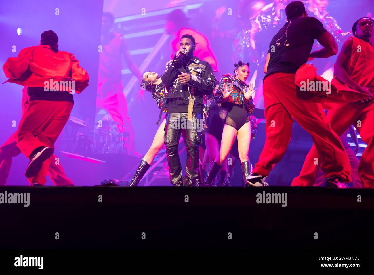 Oslo, Norway 23 February 2024 Jason Derulo music artist, dancer takes