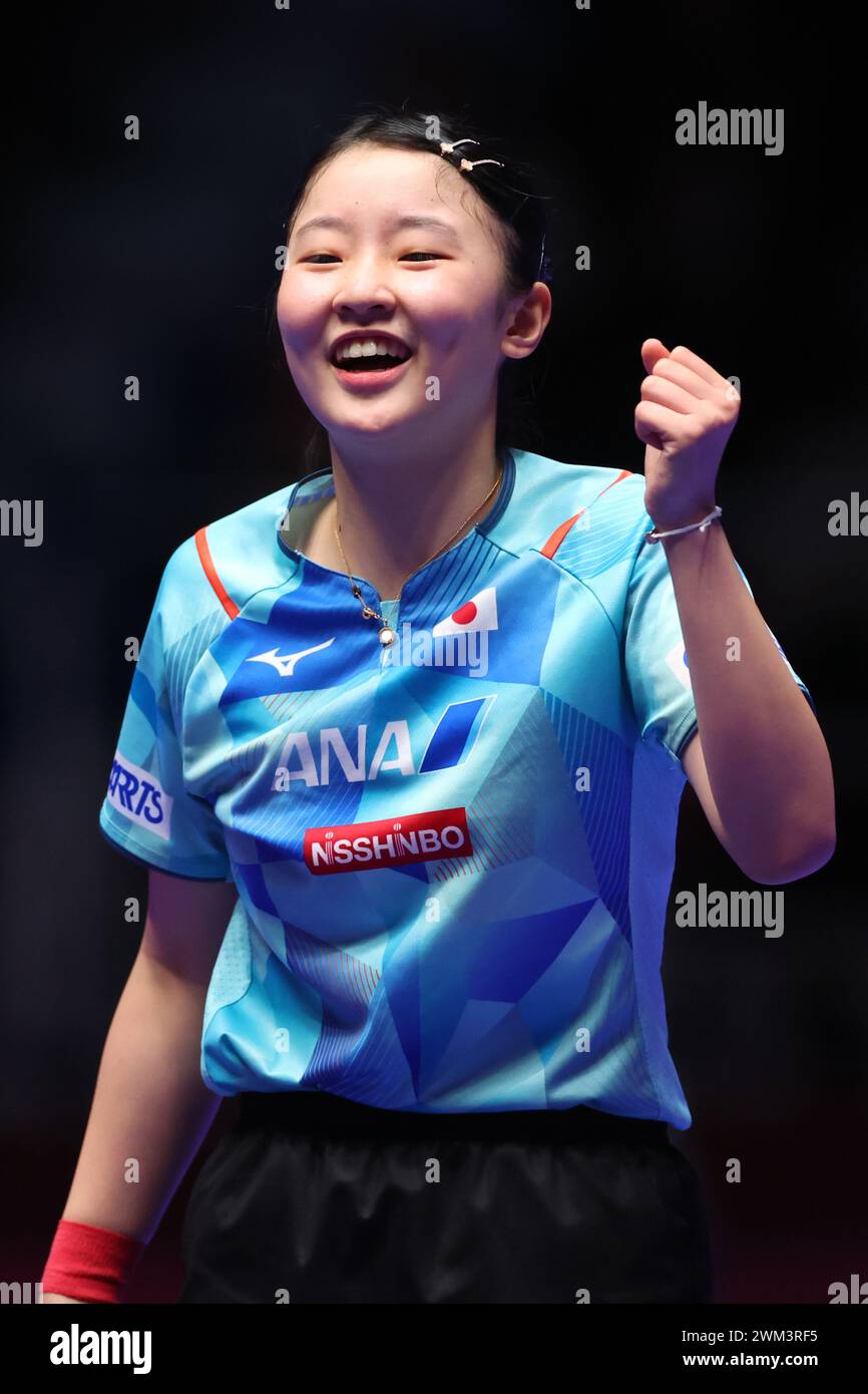 Miwa Harimoto (JPN), FEBRUARY 23, 2024 Table Tennis ITTF World Team