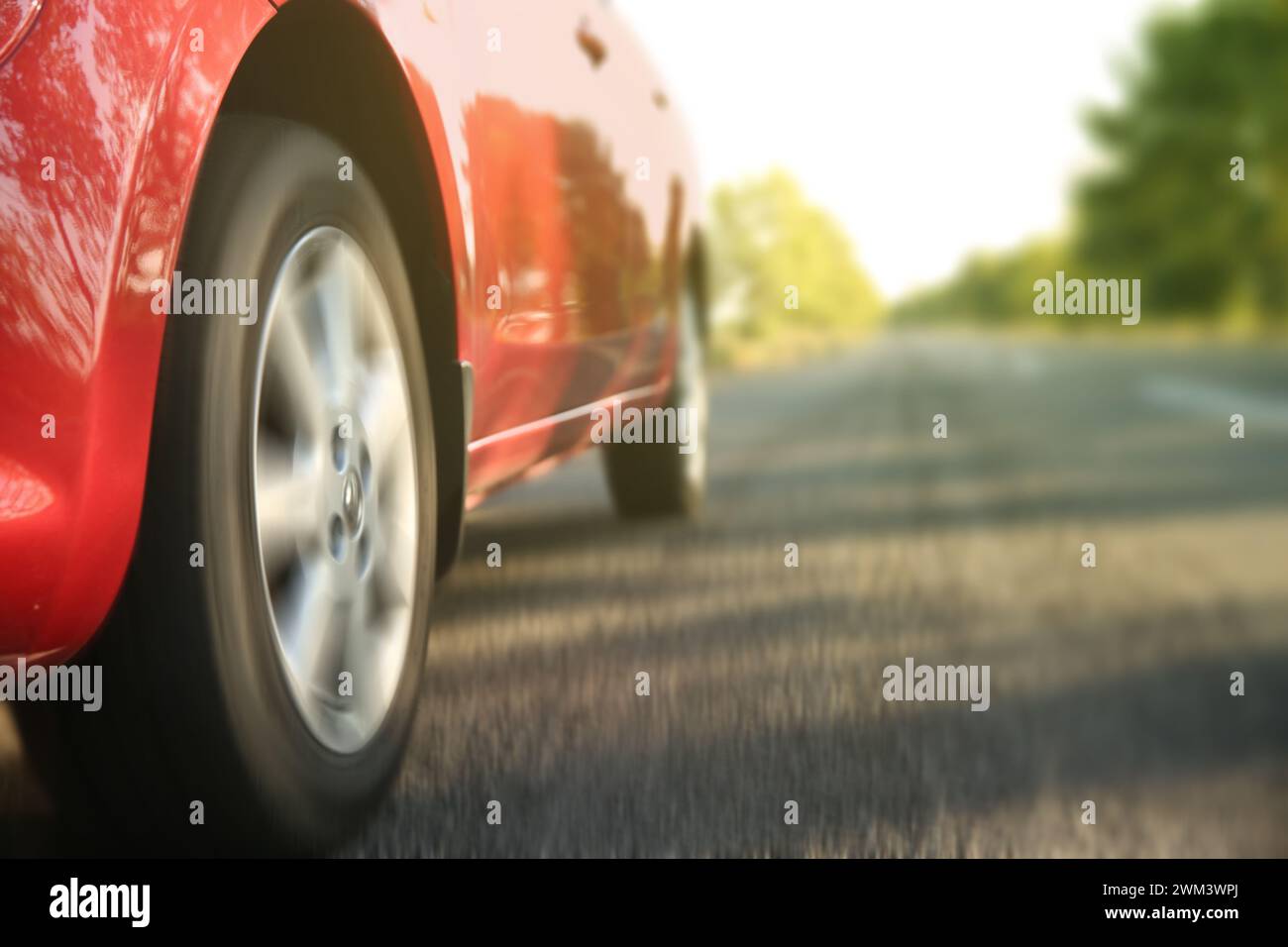 Car red motion effect hi-res stock photography and images - Alamy